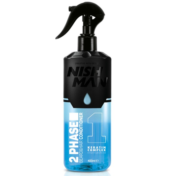 NISH MAN 2 PHASE BEARD AND HAIR CONDITIONER - 400 ML