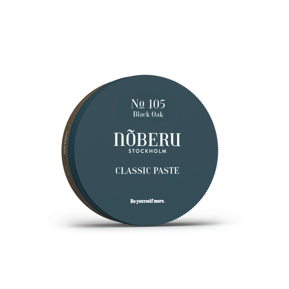 Noberu Classic Paste hair wax, Black Oak