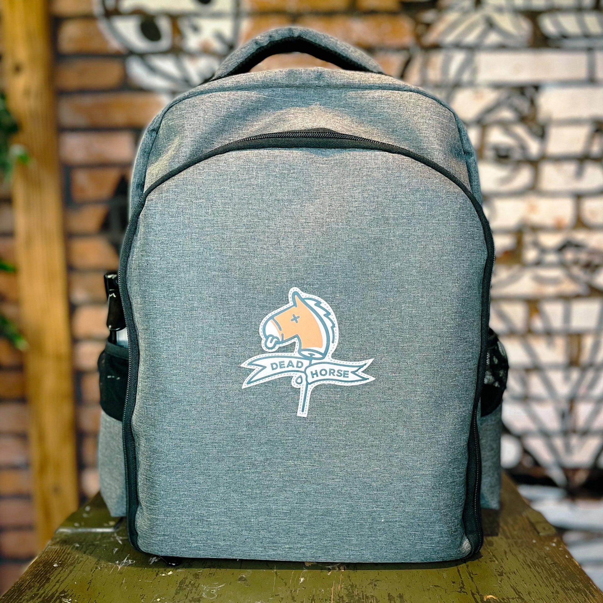 Dead Horse Barber Backpack (gray exterior-black interior)