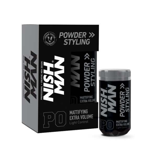 NISH MAN HAIR STYLING POWDER, LIGHT CONTROL - 20 G P0