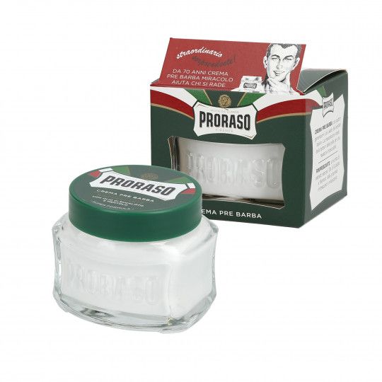 Proraso eucalyptus and menthol pre-shave cream, professional 100ml