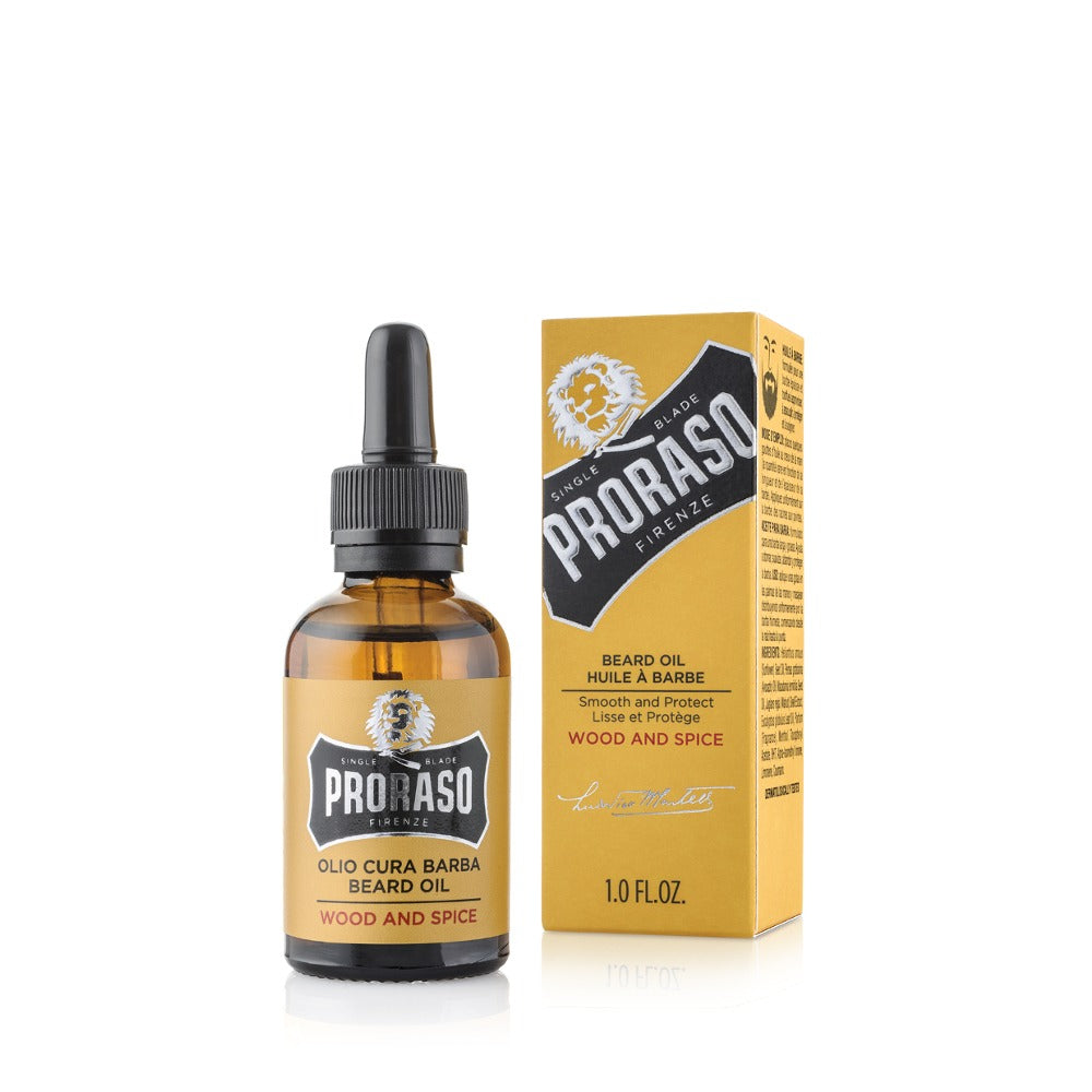 Proraso beard oil - Wood and Spice 30 ml