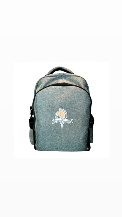Dead Horse Barber Backpack (gray exterior-black interior)