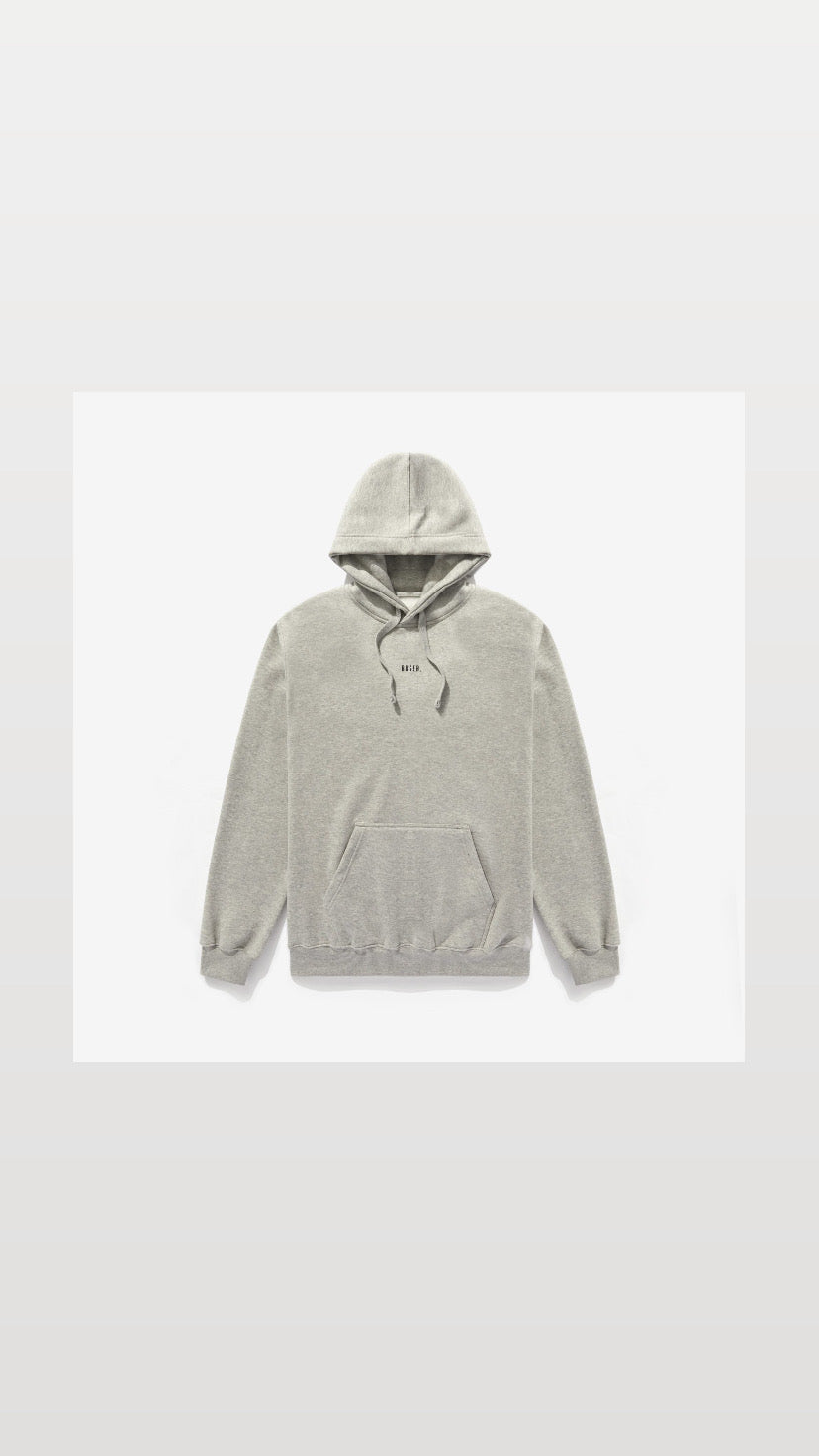 RUGER. Gray Cotton Mix Hoodie