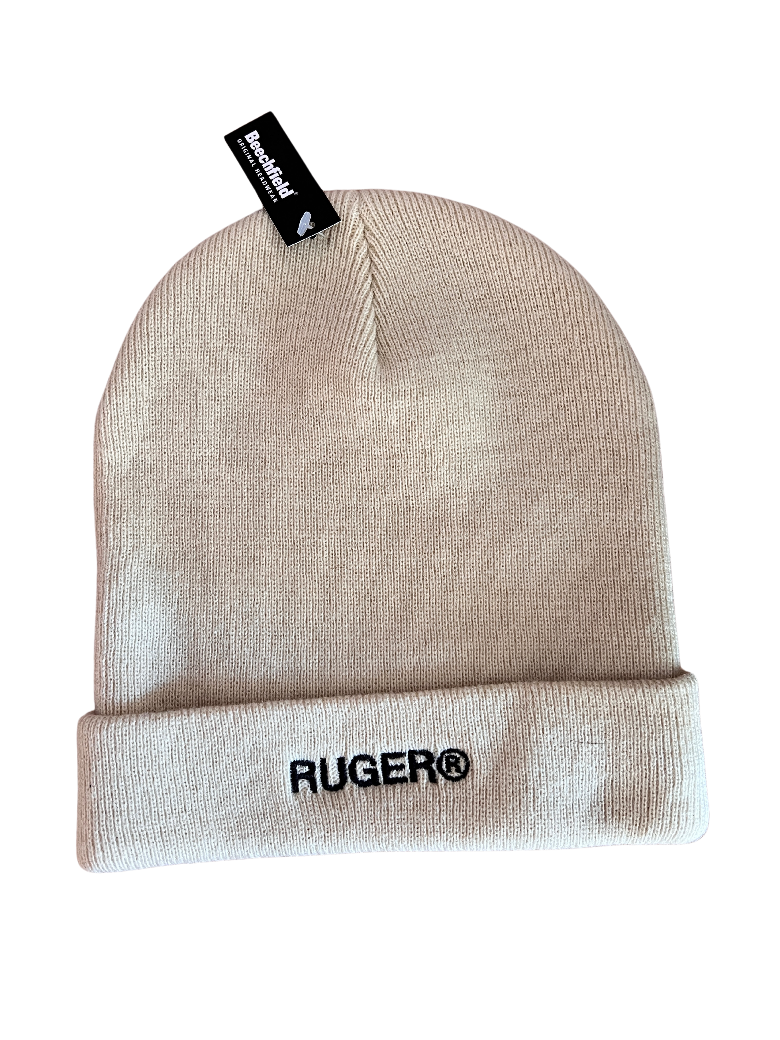 Ruger. Black &amp; Beige Beanie - hat