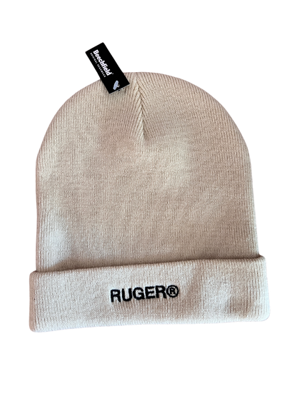 Ruger. Black &amp; Beige Beanie - hat