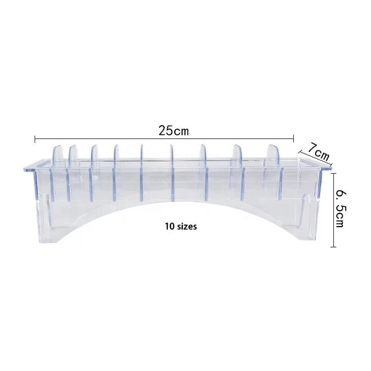Extension comb storage (single row)
