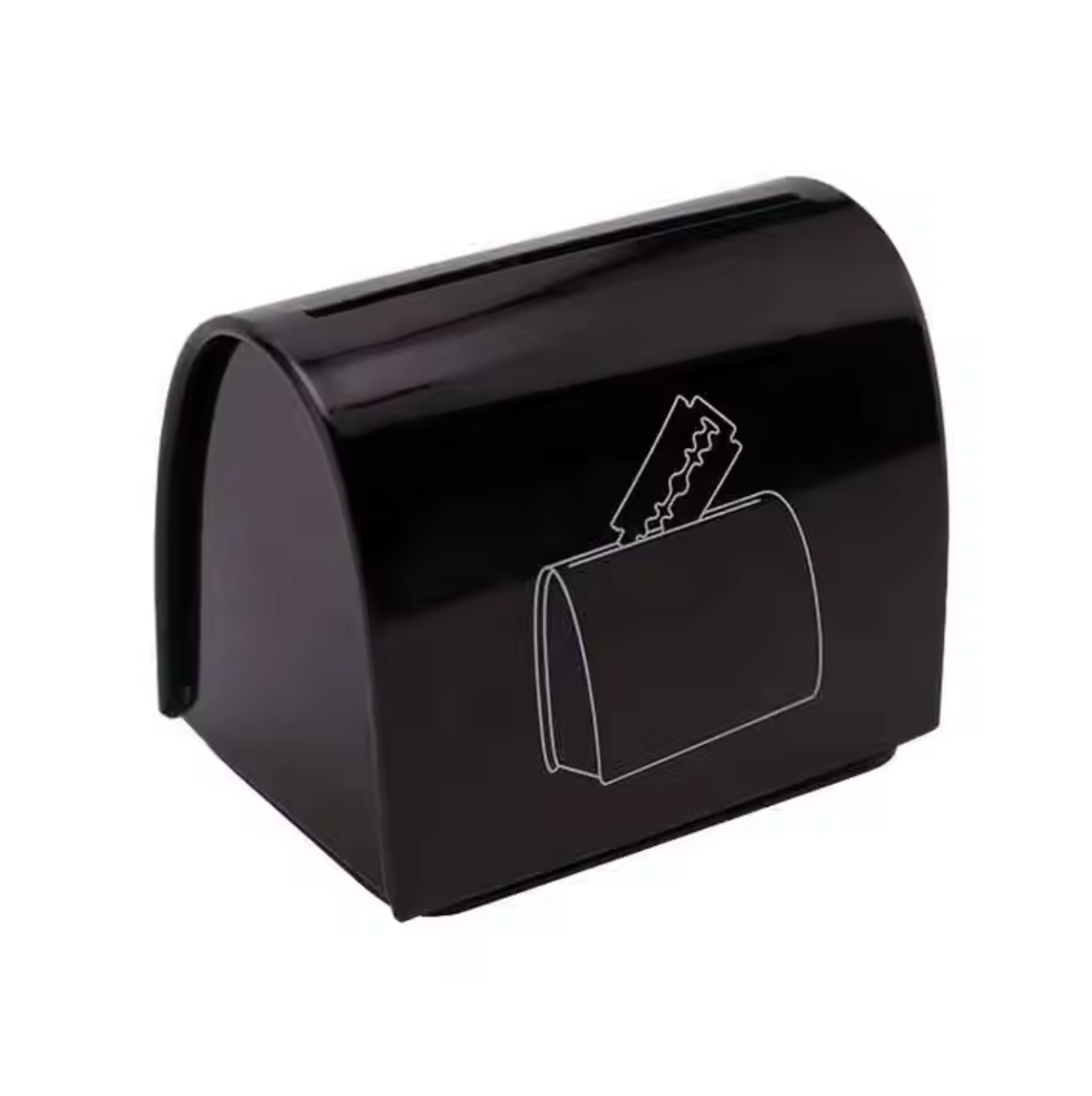 Used razor blade storage