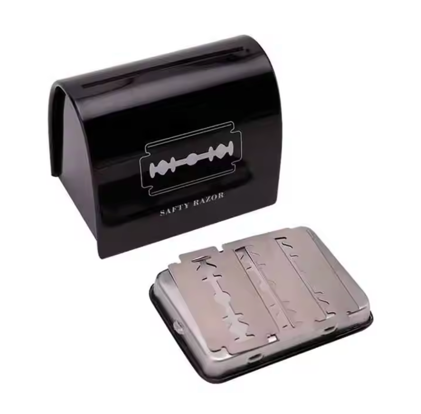 Used razor blade storage