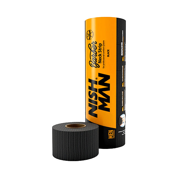 Nish Man Neck Paper Roll, Black (5 pcs)